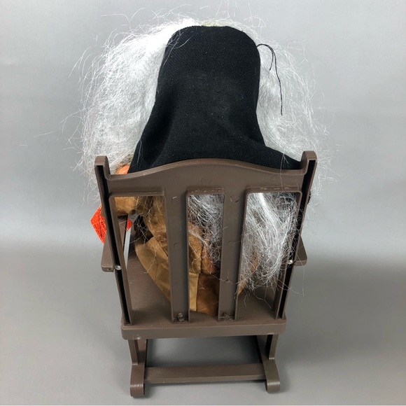 Spooky Village Rocking Old Women Halloween